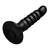 b-Vibe Krush Curved & Ribbed Dildo with Suction Cup 9.5 Black