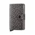 Usnjena denarnica Secrid Miniwallet Hexagon Grey siva barva