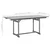 Vrtni blagovaonski stol (120-170) x 80 x 75 cm od drva bagrema