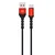 BLAVEC Raptor 3A pleten USB-C kabel 1m Apple CarPlay/Android Auto (CRA-UC3BR10) črno-rdeč