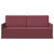 vidaXL 3-sedna sofa Vinorodna rdeča 190 x 81 x 82 cm Blago