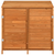 vidaXL Vrtna lopa rjava 102x52x112 cm trden les jelke