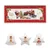 4-piece appetizer serving set, CHRISTMAS MEMORIES, 36 x 16 cm - Nuov