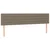 Vidaxl LED posteljno vzglavje taupe 200x5x78/88 cm blago