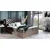 Boxspring postelja Wood 3 - 120x200 cm - temni hrast