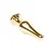 Gardj Europe Plug-Jewellery Gold BUTT PLUG – rdeč
