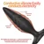 SuperLove E-Stim Silicone Anal Plug Set Black