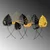 Wallity Zidna dekoracija Casting Leaf, 67 x 112 cm, Šarena