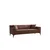 Atelier del Sofa Trosed New Petra 3, 212x69x86cm, Braon