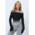 Trend Alacati Stili Ženska bluza Alc-X14579, Crna