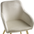 6 Marilyn Velvet-Look Chairs gold - smetana/zlatotectake