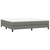vidaXL Box spring posteljni okvir temno siv 200x200 cm blago