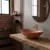 Umivalnik Rea Royal Olive Cinnamon countertop