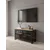 Hanah Home TV komoda Zent, 90 cm, atlantski bor / crna