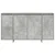 Kreveta Betonski sivi 135 x 41 x 75 cm Konstruirano drvo