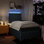 vidaXL vidaXL Box spring postelja z vzmetnico modra 120x190 cm blago, (21305096)