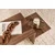Hanah Home Klub sto Harmony, 80x40x40cm, Braon