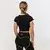 GymBeam Women‘s Varsity T-Shirt Black