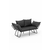 ATELIER DEL SOFA Sofa dvosed Viper 2 Seater Dark Grey
