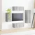 Set TV komoda Zidne 4 pcs Siva Sonoma Konstruirano drvo