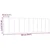 Vidaxl Blazina za vzglavje Hanko temno rjava 180 cm blago