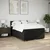 Vidaxl Box spring posteljni z vzmetnico črn 140x190 cm blago