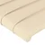 LED uzglavlje krem 200x5x78/88 cm od tkanine