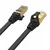 Pačji kabel Unitek C1897BK-1M, ploščat Ethernet kat. 7, 1 m