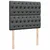 Vidaxl Box spring postelja z vzmetnico temno siva 120x190 cm blago