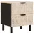Noćni ormar 2 pcs Bijelo 40 x 33 x 46 cm Čvrsto drvo manga