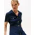 TOMMY HILFIGER Dolga srajca temno modra