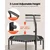 VEVOR Mini trampolin 1385x1385x37 cm črn nastavljiv