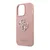 Maska Guess Saffiano Big 4G za iPhone 13 Pro metal, Roze