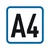 Herlitz mapa z vl. mapami 20/1, A4, mat modra
