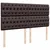 Vidaxl Box spring postelja z vzmetnico temno rjav 200x200 cm blago