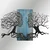 Murmure des Feuilles -1 - Blue, Black BlueBlack Decorative Wooden Wall Accessory