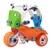 WOOPIE 5-v-1 STEM komplet gradbenih kock za vozila