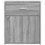 Komoda siva boja hrasta 60 x 31 x 70 cm od konstruiranog drva