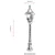 Opviq Spoljna lampa BSU-68186-BKR-M2-B, 105 cm, Podna, IP65, E27, 60W, Braon
