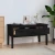 Stolić za kavu crni 102x49x55 cm od masivne borovine