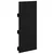 Polica za časopise s policom Crni hrast 43 x 11 x 102 cm