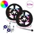 LED traka 2 pcs Crna i prozirna 350 mm Bakar i plastika