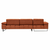 Atelier Del Sofa Ugaona garnitura Mustang Levo