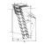 Protipožarne zložljive stopnice Lusso PP (120x60 cm)