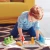 Montessori škatla za prepoznavanje barv