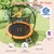 Costway Zunanji trampolin 8FT oranžen
