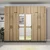 Hanah Home Garderober Kale-5216, 270x235x52 cm, Braon