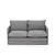Atelier del Sofa Dvosed na razvlačenje Saga, 128 x 70 x 66 cm, Svetlosivi