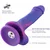HiSmith HSA70 Dream Sky Silicone Vibrating Dildo KlicLok 8.38 Purple