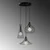 Opviq Luster Mezopotamya-N-1300, 55 cm, 3xE27